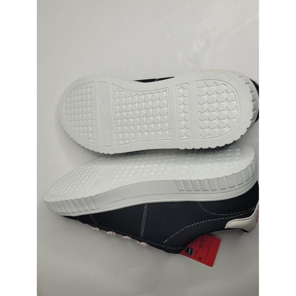 Hello Kitty Black & White Low-Top Sneakers chunky lace up shoes size 10 NWT - Picture 5 of 5